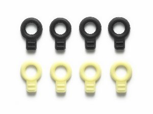 [95492]RUBBER BODY CATCHES (BLACK/YELLOW)